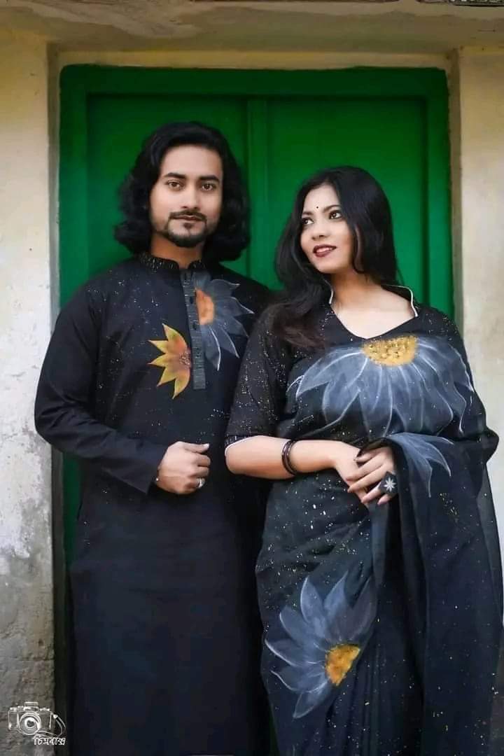 হাফসিল্ক শাড়ী