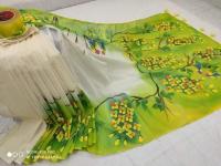 হ্যান্ডপ্রিন্ট শাড়ী