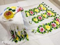 হ্যান্ডপ্রিন্ট শাড়ী