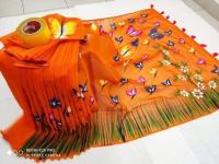 হ্যান্ডপ্রিন্ট শাড়ী