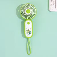 USB Rechargeable Mini Fan Cartoon Flower Handheld Air Cooler Portable Fan