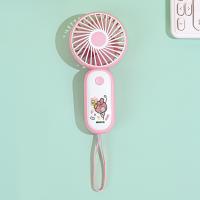 USB Rechargeable Mini Fan Cartoon Flower Handheld Air Cooler Portable Fan