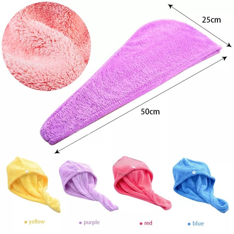 Super Soft Microfiber Hair Towel