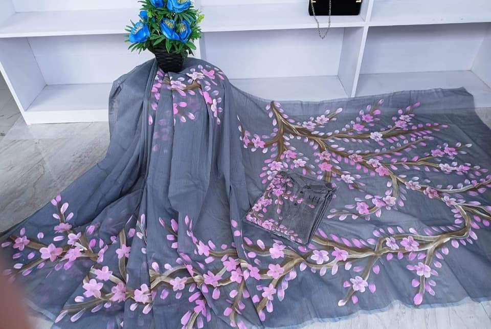 Exclusive Design Hand Print Couple Dress For Sweet Couple