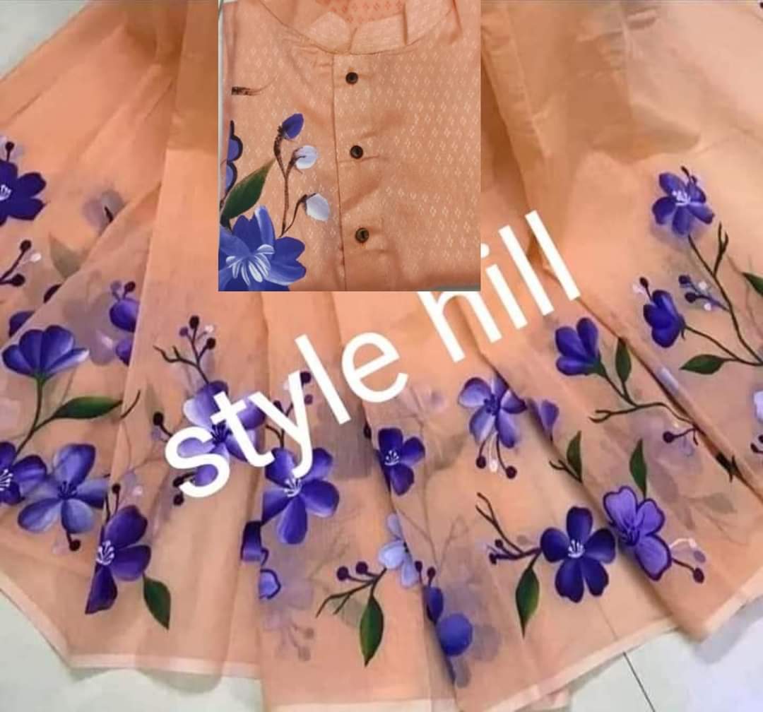 Exclusive Design Hand Print Couple Dress For Sweet Couple