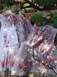 Exclusive Design Hand Print Couple Dress For Sweet Couple