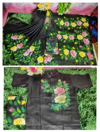 Exclusive Design Hand Print Couple Dress For Sweet Couple