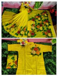 Exclusive Design Hand Print Couple Dress For Sweet Couple