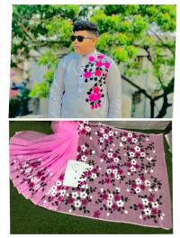 Hand Print Couple Dress