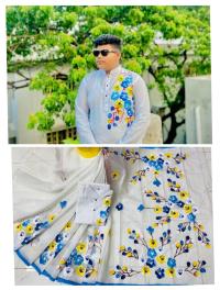 Hand Print Couple Dress