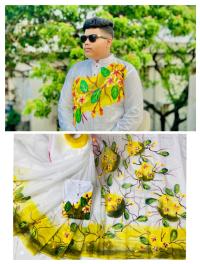 Hand Print Couple Dress