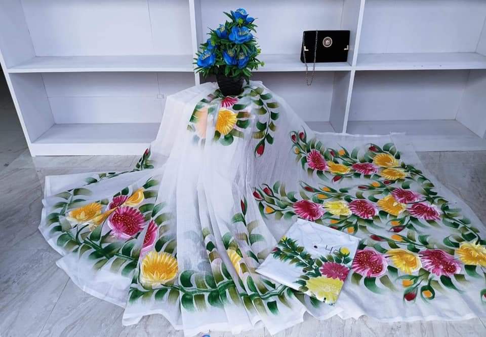 Exclusive Design Hand Print Couple Dress For Sweet Couple