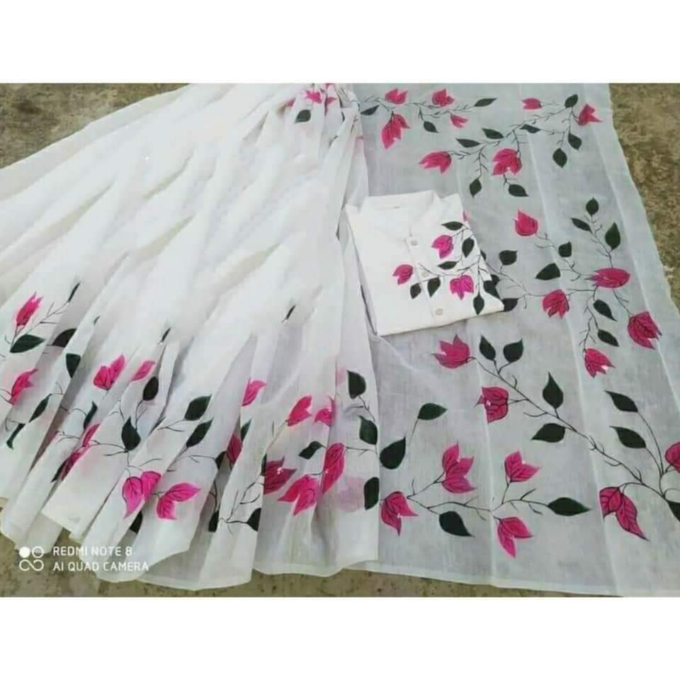 Exclusive Design Hand Print Couple Dress For Sweet Couple