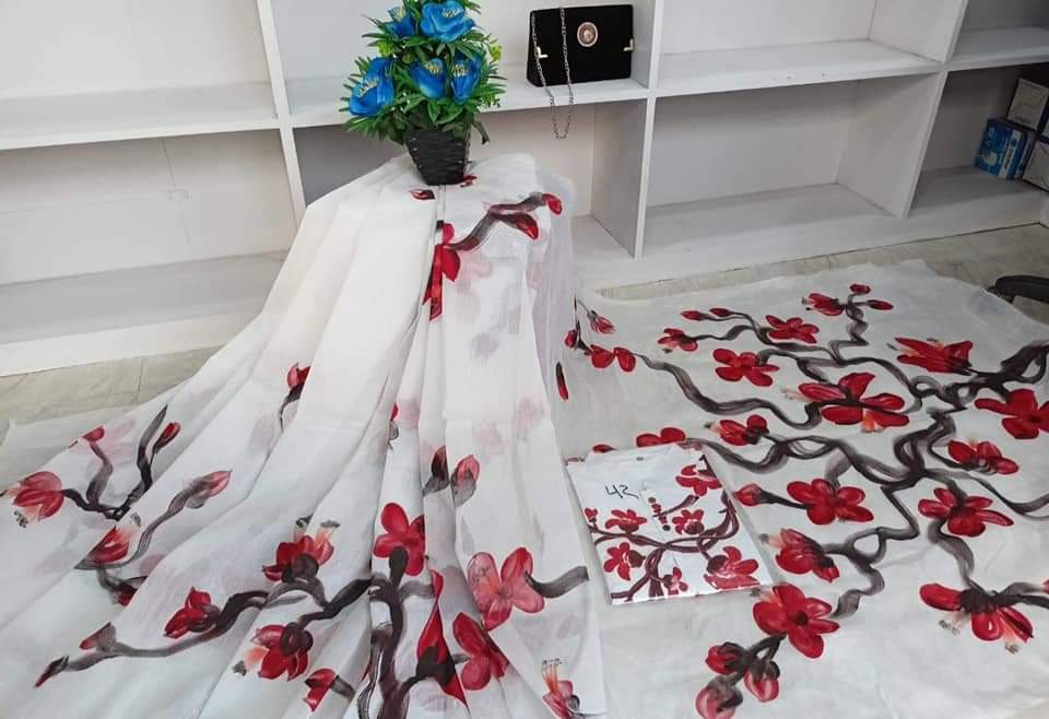 Exclusive Design Hand Print Couple Dress For Sweet Couple