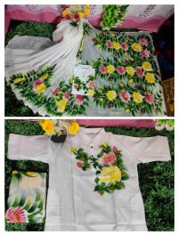 Exclusive Design Hand Print Couple Dress For Sweet Couple