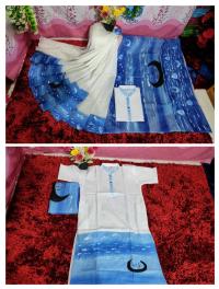 Exclusive Design Hand Print Couple Dress For Sweet Couple