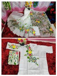 Exclusive Design Hand Print Couple Dress For Sweet Couple