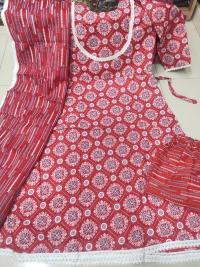 Kurti Gown Three piece