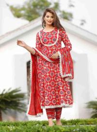 Kurti Gown Three piece