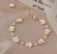 Korean Daisy Flower Bracelet for Women