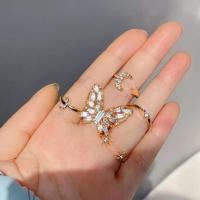 Butterfly Ring Set Bohemian Fidget Rings for Women Anillos Jewelry Sets Bague Femme Ringen Matching