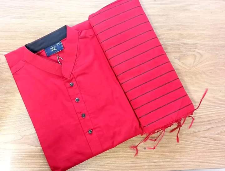 হাফসিল্ক  চুমকি শাড়ী ও ধুপিয়ান সিল্ক পানজাবি