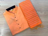 হাফসিল্ক  চুমকি শাড়ী ও ধুপিয়ান সিল্ক পানজাবি