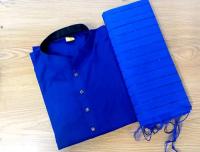 হাফসিল্ক  চুমকি শাড়ী ও ধুপিয়ান সিল্ক পানজাবি