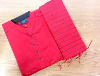 হাফসিল্ক  চুমকি শাড়ী ও ধুপিয়ান সিল্ক পানজাবি