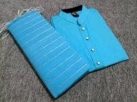 হাফসিল্ক  চুমকি শাড়ী ও ধুপিয়ান সিল্ক পানজাবি