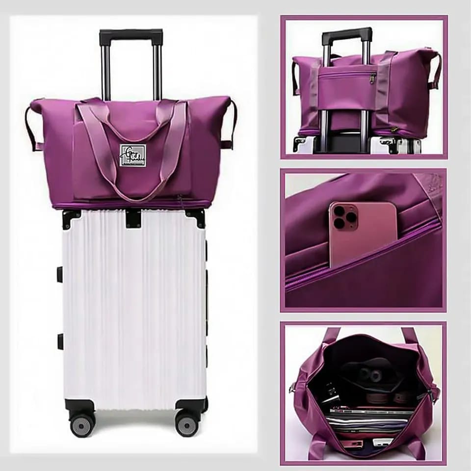 Large Capacity Folding Travel Waterproof Tote Bag