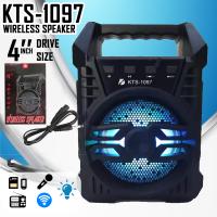 KTS-1097 Karaoke Portable Wireless Bluetooth Speaker with microphone supported