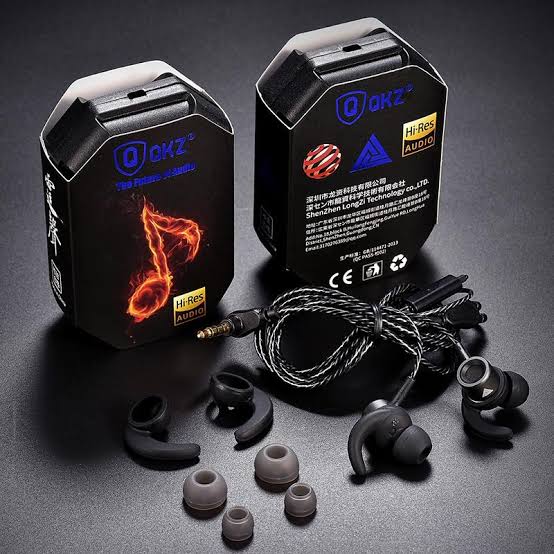 QKZ DM10 Zinc Alloy HiFi Earphone In Ear Earphones