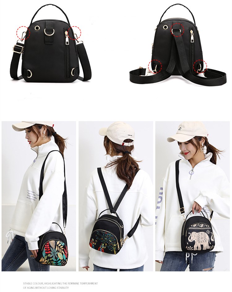 Trendy New Nylon Backpack for Women