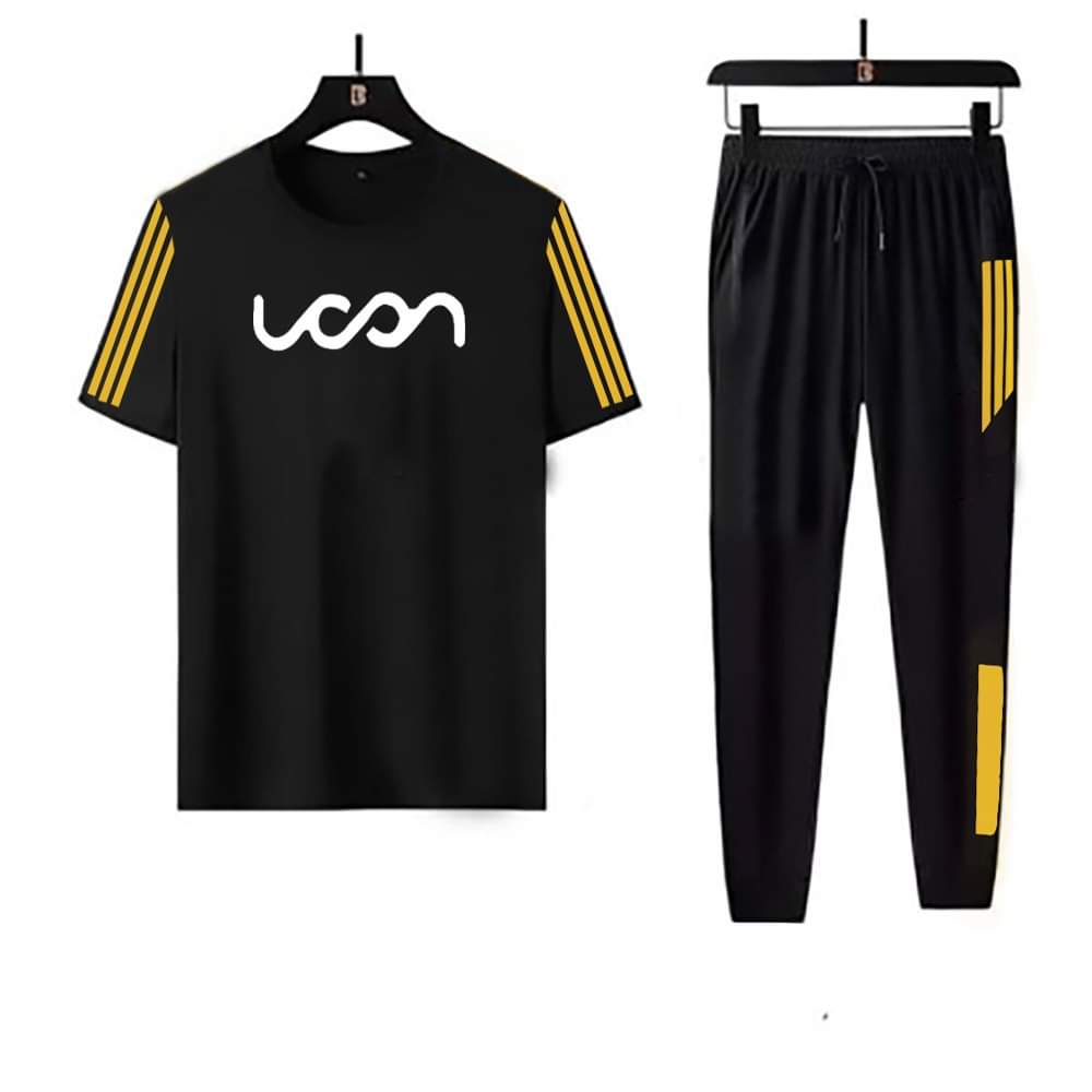Sportswear Casual O-neck T-shirts + Pants Tracksuit Set | Nazmas Best Price
