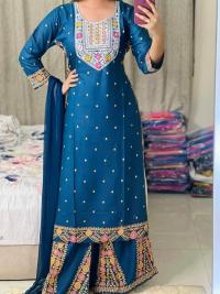 লাক্সারি সিকুয়েন্স গারারা থ্রি পিস