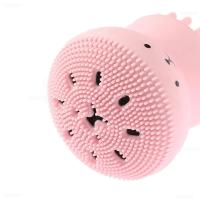 2 Pics Set Facial Cleansing Brushes Silicone Cute Octopus