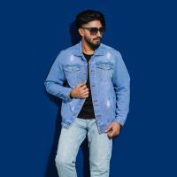 Stylish Casual Denim Jacket For Men