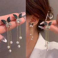 Black Butterfly Earrings