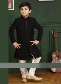 Coat Slim Fit Casual Formal Kids Panjabi Set