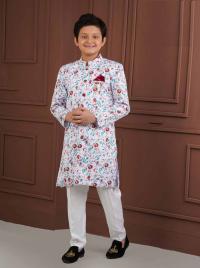 Coat Slim Fit Casual Formal Kids Panjabi Set