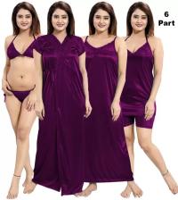 6 Pieces Night Dress Set