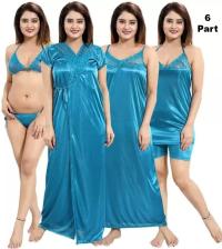 6 Pieces Night Dress Set