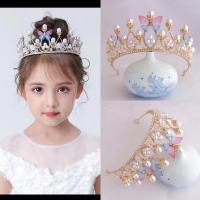 Butterfly bridal crown for trendy girls