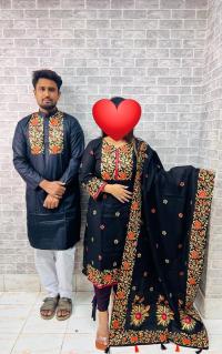 Two Piece and Panjabi Couple Set
