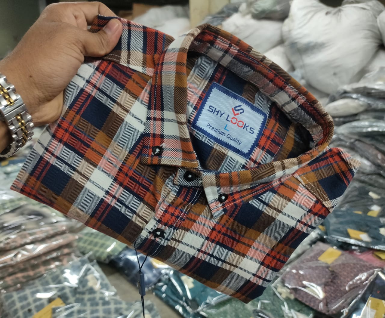 Full Sleeve Check Shirt for formal and Casual