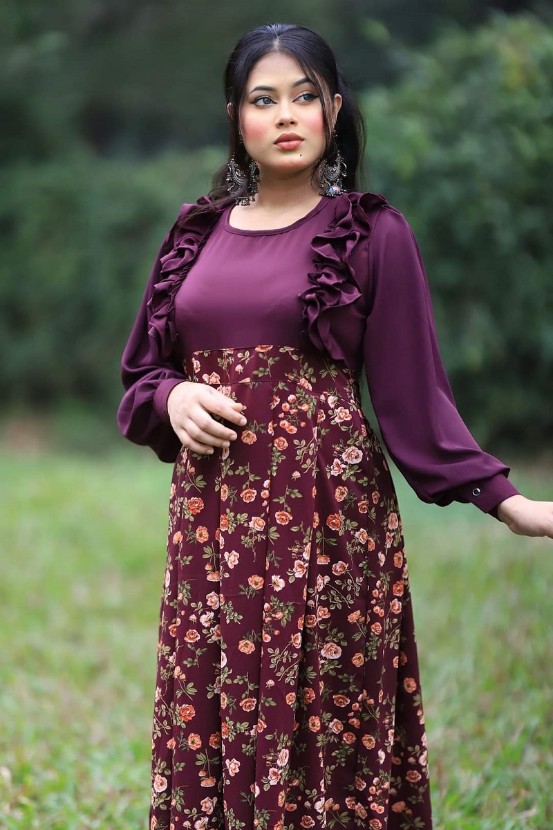 Fashionable One Piece Gown at Nazmas - Affordable Online Offers