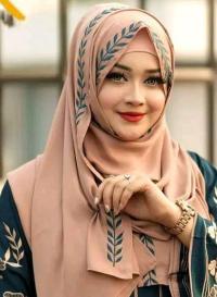 Embroidery Stylish Hijab