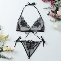 Women Lace Adjustable Lace Butterfly Embroidery Women's Lingerie Sets