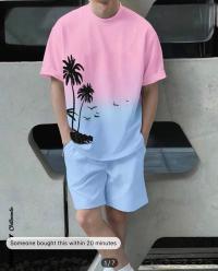 Summer vacation T-shirt and Short For men